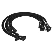 Load image into Gallery viewer, PERFORMANCE DISTRIBUTORS C9054BK Performance Distributors LiveWires SBC Around Front HEI 90 Degree Black Spark Plug Wire Set (Part C9054BK)