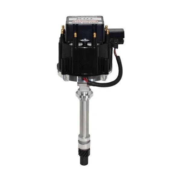 PERFORMANCE DISTRIBUTORS M12720BK Distributor Marine Black Cap SBC / BBC