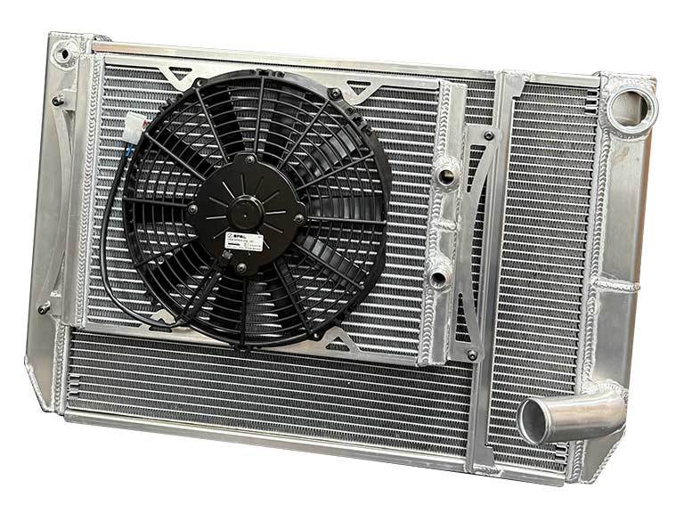 FLUIDYNE PERFORMANCE MFD.SLM.OPEN.TPV2 Fluidyne Performance Ford Open Triple Pass Radiator Module (Part No. MFD.SLM.OPEN.TPV2)