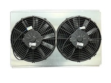 Load image into Gallery viewer, FLUIDYNE PERFORMANCE SHR.020 Fan Shroud w/Dual 12in Fans 23-7/8in x 15.5in