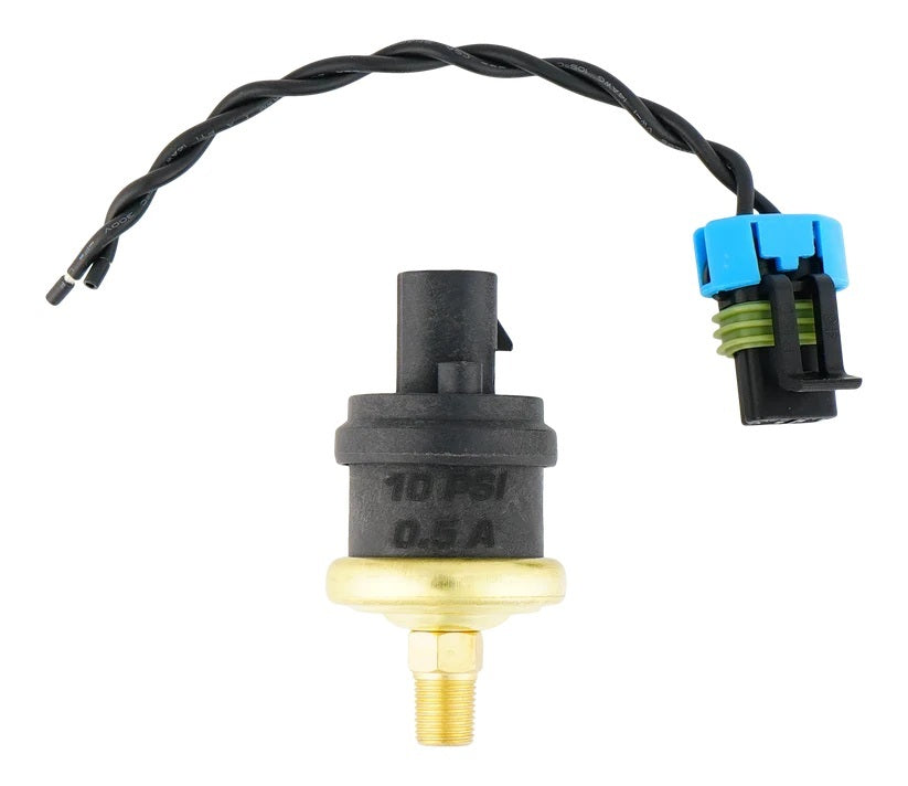 DEATSCHWERKS 4-Hobbs-10 Deatschwerks Adjustable 10 PSI Pressure Switch with Pigtail, 1/8 in NPT Thread - Model 4-Hobbs-10