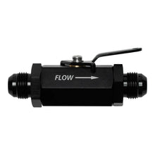 Load image into Gallery viewer, DEATSCHWERKS 6-02-0433-B DeatschWerks 6-02-0433-B 6AN Manual Shut-Off Valve, Male to Male, Black Anodized Aluminum