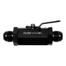 Load image into Gallery viewer, DEATSCHWERKS 6-02-0435-B DeatschWerks 6-02-0435-B 10 AN Manual Shut-Off Valve, Male to Male, Black Anodized Aluminum