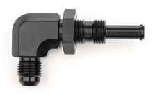 Load image into Gallery viewer, DEATSCHWERKS 6-02-0712-B DEATSCHWERKS 6-02-0712-B 90-Degree -6 AN Male to 5/16 in Hose Barb Bulkhead Fitting, Black Anodized Aluminum
