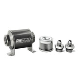 DEATSCHWERKS 8-03-070-010K-6 In-line Fuel Filter Kit 6an 10-Micron