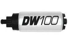 Load image into Gallery viewer, DEATSCHWERKS 9-101-1000 DeatschWerks DW100 Universal Fuel Pump 165 LPH with Install Kit