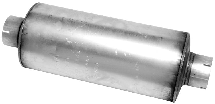 DYNOMAX 22572 Dynomax 22572 Heavy-Duty Stainless Steel Muffler with 4-Inch Center Inlet and Outlet