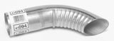 DYNOMAX 41094 2.5in od Turn Down 10in Long Aluminized