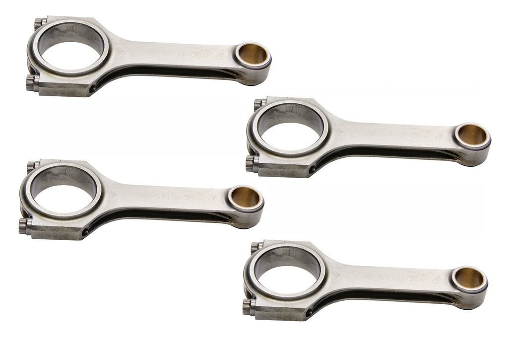 EAGLE CRS5710C3D GM Quad 4 4340 Forged H-Beam Rods 5.710