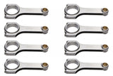 EAGLE CRS6000S3D2000 SBC 4340 Forged H-Beam Rods 6.000 w/ARP2000 blt