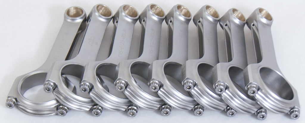 EAGLE CRS6125BLW SBC L/W 4340 Forged H-Beam Rods 6.125