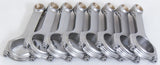 EAGLE CRS6125BLW SBC L/W 4340 Forged H-Beam Rods 6.125