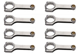 EAGLE CRS6200B3D2000 SBC 4340 Forged H-Beam Rods 6.200 w/ARP 2000
