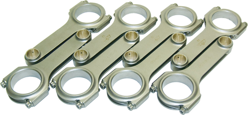 EAGLE CRS63853D2000 BBC 4340 Forged H-Beam Rods 6.385 w/ARP 2000