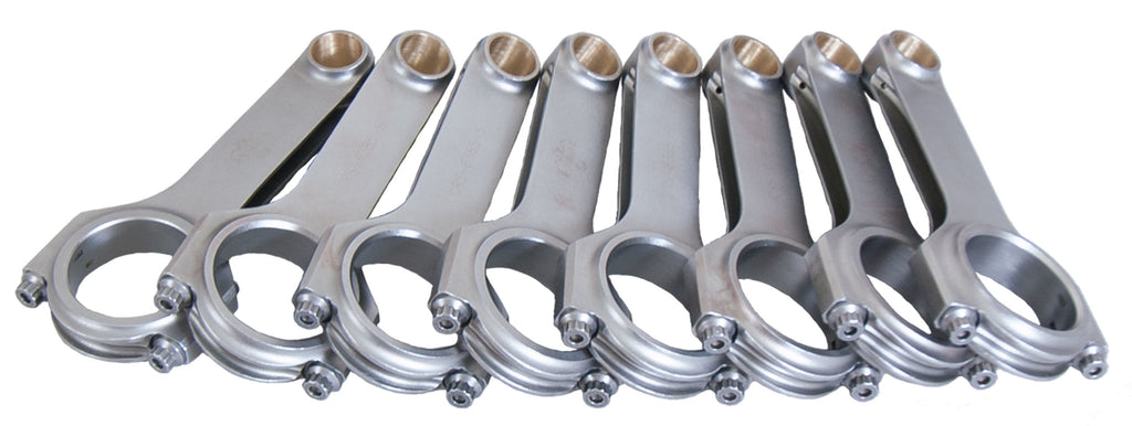 EAGLE CRS63853D BBC 4340 Forged H-Beam Rods 6.385