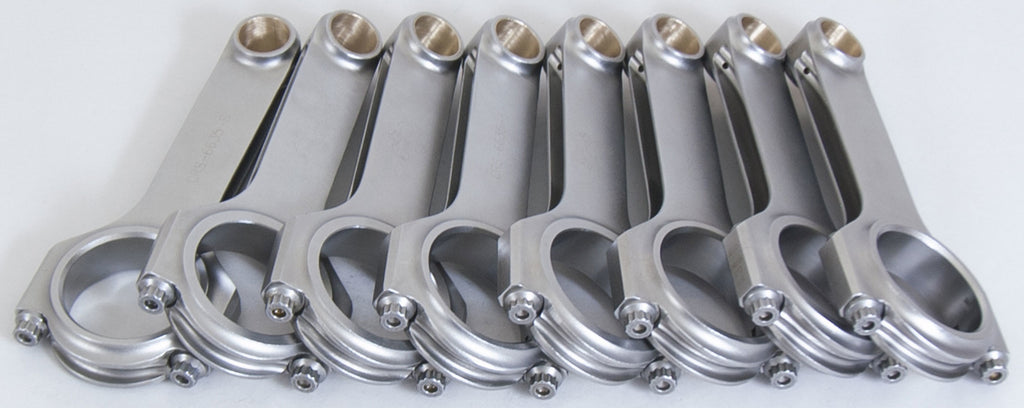 EAGLE CRS66353D BBC 4340 Forged H-Beam Rods 6.635in