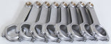 EAGLE CRS66353D BBC 4340 Forged H-Beam Rods 6.635in