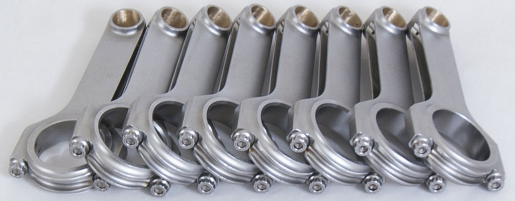EAGLE CRS66603DL19 BBC 4340 Forged H-Beam Rods 6.660 w/L19 Bolts
