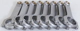 EAGLE CRS66603DL19 BBC 4340 Forged H-Beam Rods 6.660 w/L19 Bolts
