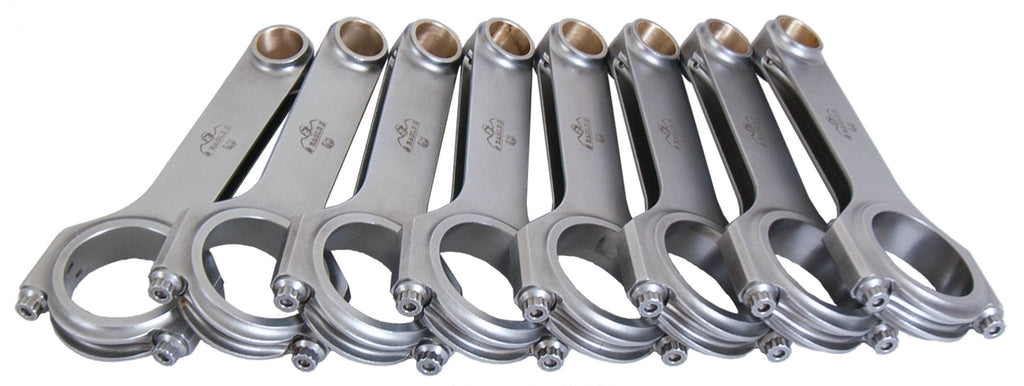 EAGLE CRS68003D BBC 4340 Forged H-Beam Rods 6.800in