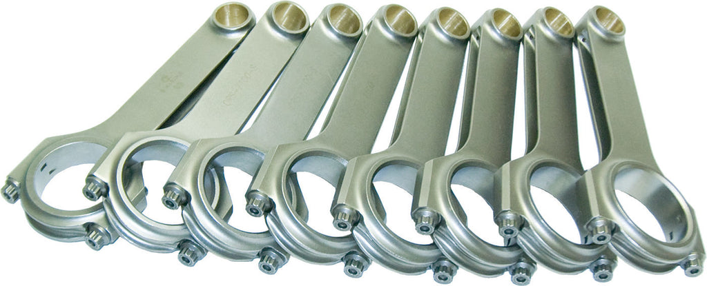 EAGLE CRS7100C3D2000 BBC 4340 Forged H-Beam Rods 7.100 w/ARP2000 Blt