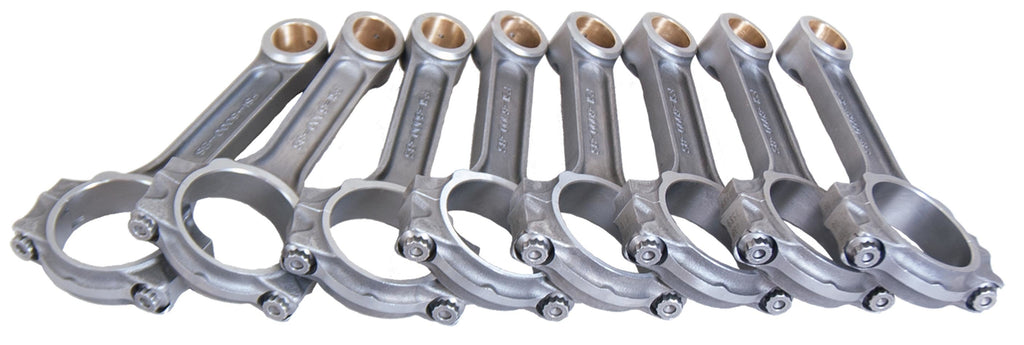 EAGLE FSI6000B SBC Forged 4340 I-Beam Rods 6.000 w/7/16 Bolts
