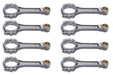 EAGLE SIR6200BBLW SBC L/W 5140 Forged I-Beam Rods 6.200in