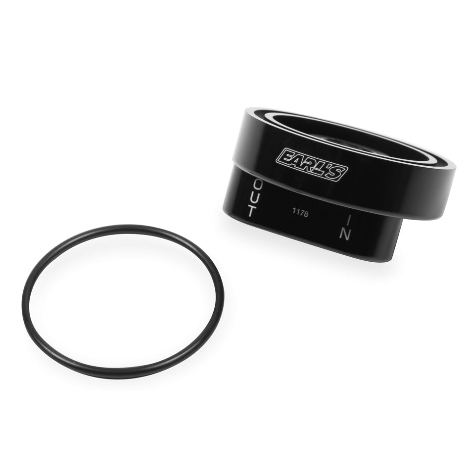 EARLS 1178ERL Billet Alum Oil Filter By-Pass Adapter