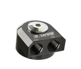 EARLS 1179ERL EARLS Oil Filter Adapter with 90-Degree Bend and -10 ORB Port