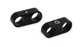 EARLS 167509ERL 9/16 Hose Separator 2pk Billet Aluminum - Black