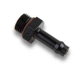 EARLS 785056ERL EARLS 785056ERL Vapor Guard Adapter – 6 AN Male O-Ring to 5/16 in Hose Barb, Aluminum Black Anodized