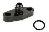 EARLS GT0003ERL Turbo Oil Drain Back Flange  6an - Black