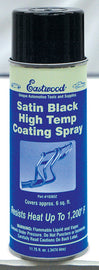 EASTWOOD 10393Z EASTWOOD Hi Temp Coating Satin Black Aerosol 11.75 oz – High Temperature Ceramic Urethane Paint