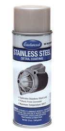EASTWOOD 16312Z EASTWOOD Stainless Steel Detail Coating Enamel Spray - Silver, 12 oz Aerosol, Part #16312Z
