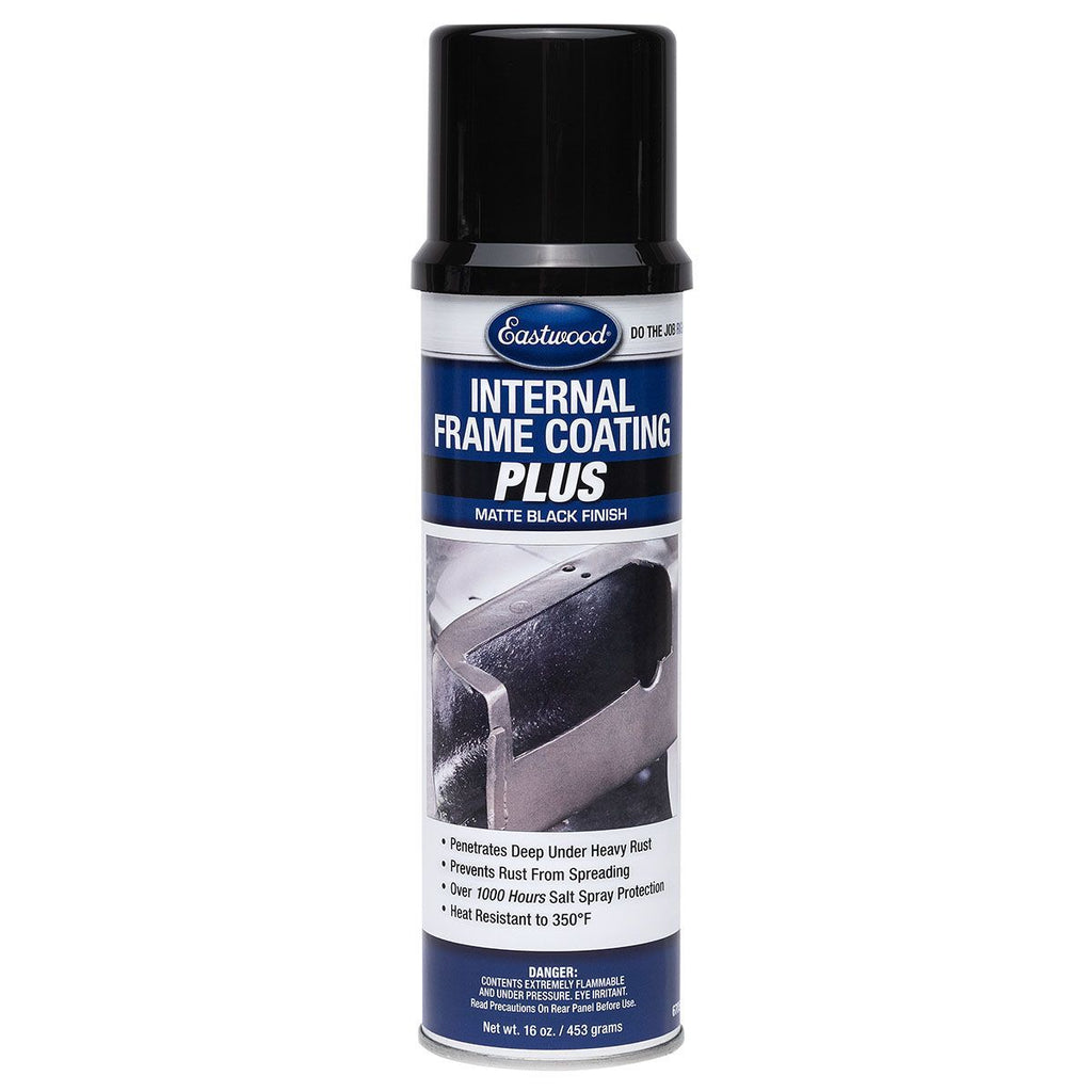EASTWOOD 67054Z EASTWOOD Internal Frame Coating Plus Urethane Matte Black Aerosol - 16 oz, Part #67054Z