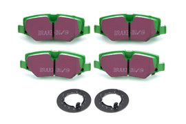 EBC BRAKES USA INC DP61799 Brake Pads Greenstuff Rear Dodge Nitro