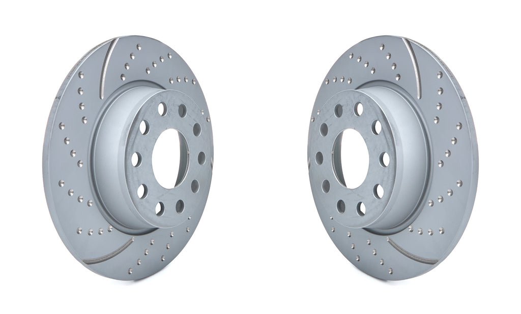 EBC BRAKES USA INC GD1772 Brake Rotor Kit Turbo Rear Volkswagen Golf