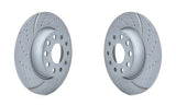 EBC BRAKES USA INC GD1772 Brake Rotor Kit Turbo Rear Volkswagen Golf