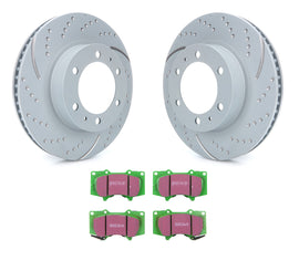 EBC BRAKES USA INC S3KF1128 Brake Rotor & Pad Kit Greenstuff Toyota