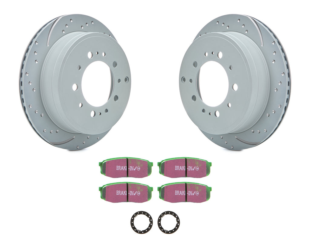 EBC BRAKES USA INC S3KR1108 Brake Rotor & Pad Kit Greenstuff Toyota/Lexus