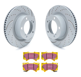 EBC BRAKES USA INC S5KF1460 Brake Rotor & Pad Kit Yellowstuff Toyota/Lexus