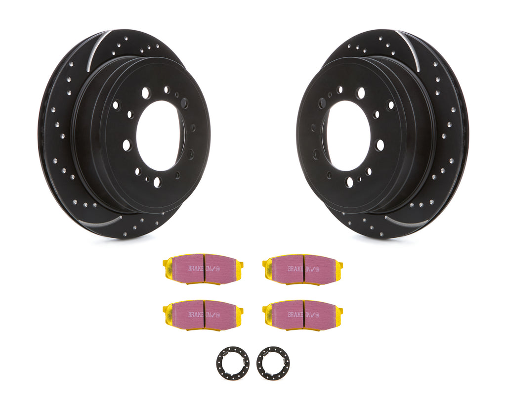 EBC BRAKES USA INC S5KR1280 Brake Rotor & Pad Kit Yellowstuff Toyota