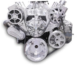 EDDIE MOTORSPORTS MS107-55BP Serperntine Pulley Kit Small Block Chevy