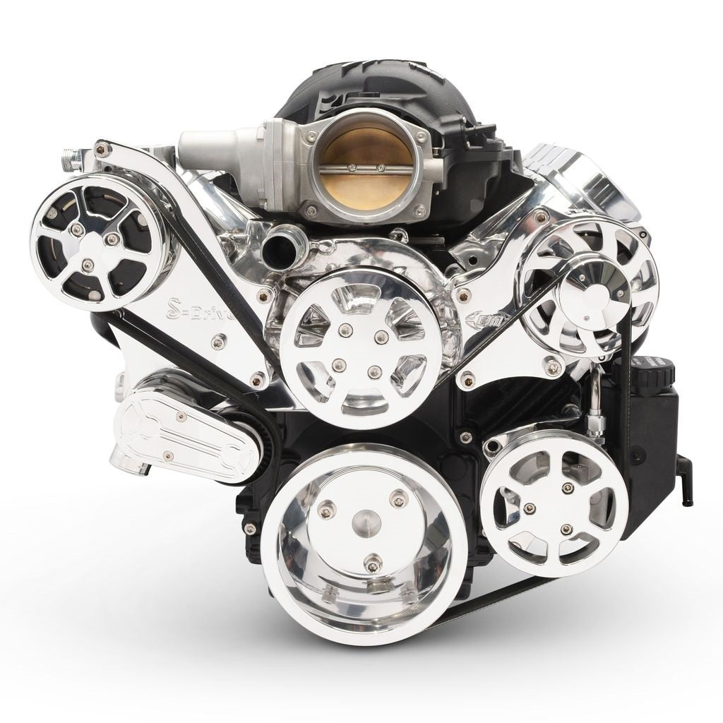 EDDIE MOTORSPORTS MS117-90P Serpentine Pulley Kit LS Engine