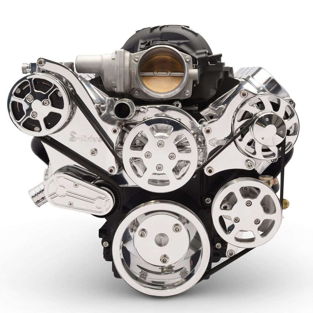 EDDIE MOTORSPORTS MS117-90RP Serpentine Pulley Kit LS Engine