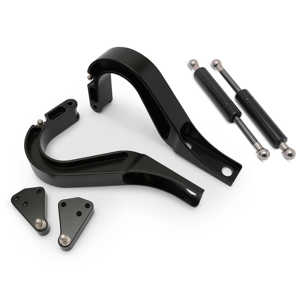 EDDIE MOTORSPORTS MS149-10MB EDDIE MOTORSPORTS Billet Trunk Hinges Matte Black - Part MS149-10MB