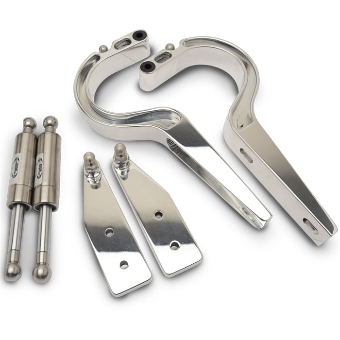 EDDIE MOTORSPORTS MS149-17P Billet Trunk Hinges Polished