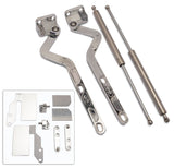 EDDIE MOTORSPORTS MS149-28P Billet Hood Hinges Polished