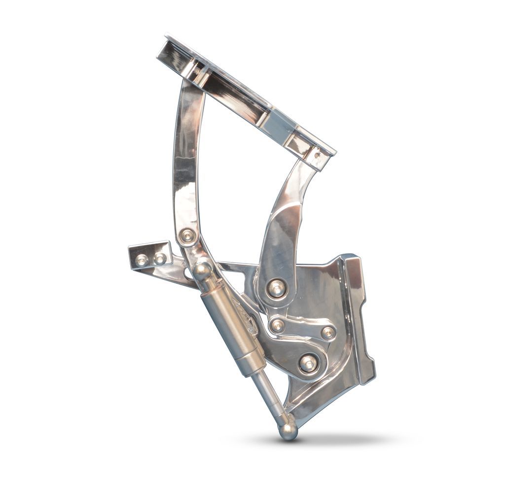 EDDIE MOTORSPORTS MS149-31P Billet  Hood Hinges Polished