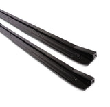 EDDIE MOTORSPORTS MS275-35MB Billet Door Sill Plates Matte Black